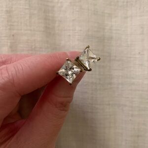 Square Jewel Studs